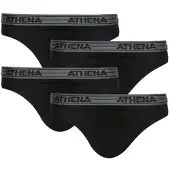 Athena Slips BASIC COTON Pack de 4 herren
