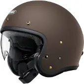 Shoei J.O2 Jethelm M unisex Fiberglas braun matt, M