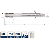 Rotec 335.1410 HSS-E 800 Maschinengewindebohrer DL DIN 374B MF14x1,0