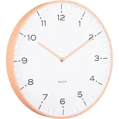 Karlsson - Wanduhr Circus Rings - Orange - Ø40cm