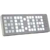 Karlsson - Wecker Keyboard - Grau - 23x1.5x8.3cm