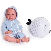 Antonio Juan Puppen Neugeborenes mit Kissen Fisch, Multicolour (33225)