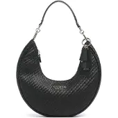 GUESS Damen Umhängetaschen Mirema Hobo Shoulder Bag - Zwart - Größe ONESIZE