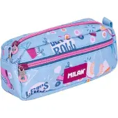 Milan 2 Rechteckiges Federmäppchen Mit Reißverschluss Roller 2 Special Series Blau Mann Blau One Size