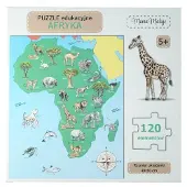 Mama Maluje Puzzle „Afrika“ mit 120 Teilen für Kinder –