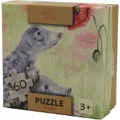 Mama Maluje Puzzle Krety 60 elementów dla dzieci