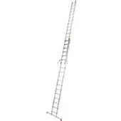 Krause FABILO Schiebeleiter, 2 x 18 Sprossen