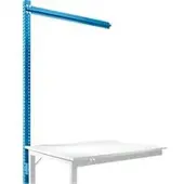 Manuflex Aufbauportal, Ansatzisch SPEZIAL Arbeitstisch-/Werkbanksystem UNIVERSAL/PROFI, 1250 mm, lichtblau