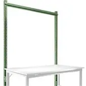 Manuflex Aufbauportal, Grundtisch STANDARD Arbeitstisch-/Werkbanksystem UNIVERSAL/PROFI, 1500 mm, resedagrün