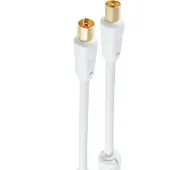Shiverpeaks BS80408 Koaxialkabel 10 m Coax Koaxial Weiss