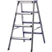 HACA Doppelstufenleiter Lila-Serie, 4 Stufen