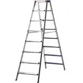 HACA Doppelstufenleiter Lila-Serie, 8 Stufen