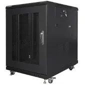 Lanberg 19" 600x800 Rack Einbauschrank schwarz - Rack