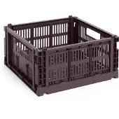 HAY - Colour Crate M Square Aufbewahrungsbox (Bordeauxrot)