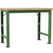 Manuflex Werkbank Profi Spezial, Tischplatte Kunststoff, 1250 x 700 mm, rubinrot