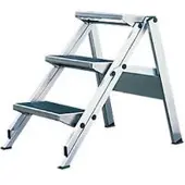Krause Klapptreppe, aluminium, 3 Stufen