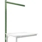 Manuflex Aufbauportal, Ansatzisch SPEZIAL Arbeitstisch-/Werkbanksystem UNIVERSAL/PROFI, 1250 mm, resedagrün