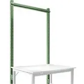 Manuflex Aufbauportal, Grundtisch STANDARD Arbeitstisch-/Werkbanksystem UNIVERSAL/PROFI, 1250 mm, resedagrün