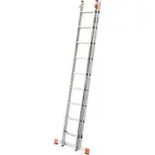 Krause FABILO Schiebeleiter, 2 x 9 Sprossen