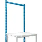 Manuflex Aufbauportal, Grundtisch SPEZIAL Arbeitstisch-/Werkbanksystem UNIVERSAL/PROFI, 1250 mm, lichtblau
