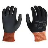 Saenger Elastan-Strickhandschuh Multitex, mit Nitril Mikroschaum-Beschichtung, 12 Paar, Größe L