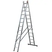 Krause DUBILO Mehrzweckleiter, 2 x 12 Sprossen