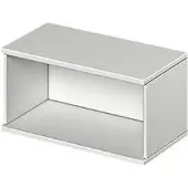 Schäfer Shop Aufsatzregal TETRIS WOOD, 1 OH, B 800, lichtgrau