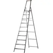 HACA Stufenstehleiter Lila-Serie, 10 Stufen