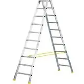HACA Doppelstufen-Stehleiter MEHRSI, 10 Stufen, 15,5 kg
