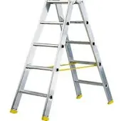 HACA Doppelstufen-Stehleiter MEHRSI, 5 Stufen, 7,5 kg