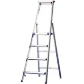 HACA Stufenstehleiter Lila-Serie, 4 Stufen
