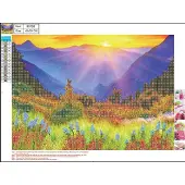 Centrum Diamantmosaik 5D 30x40cm Berge 89756