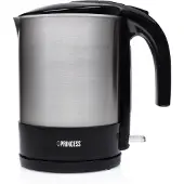 Princess 01.236039.01.001 Wasserkocher, 1,7 l, 2200 W, Schwarz, Edelstahl, Kunststoff, Edelstahl, Wasserstandsanzeige, Überhitzungsschutz
