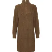 Kaffe Strickkleid Lioa 10506885 Braun Regular Fit
