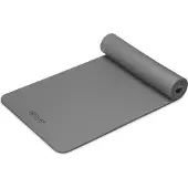 Gaiam Essentials Fitness Matte Gymnastikmatte 10mm, grau