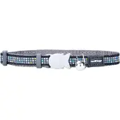 Red Dingo Katzenhalsband Design Modern on Cool Grey XS