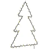 vidaXL Weihnachtsbeleuchtung Weihnachtsbaum-Silhouette 115 LEDs