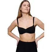 Triumph Balconette-BH "Body Make-Up Illusion" Komfort Bügel, gefüttert, seidenweiche Microfaser, atmungsaktiv
