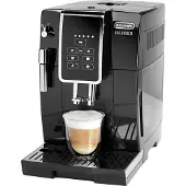 De'Longhi DeLonghi Kaffeevollautomat "Dinamica ECAM358.15.B - Long Coffee Funktion für Filterkaffee, schwarz", Milchaufschäumdüse, 300 g Bohnenbehälter, automatische Reinigung