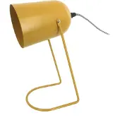 Leitmotiv - Tischleuchte Enchant - Ockergelb - 30x18cm Tischlampe - Nachttischlampe, Wohnzimmer, Schlafzimmer