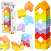 Cubika Holzstapelturm groß Holz 14996