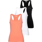 H.I.S. Tanktop Packung, 3er-Pack, Softer Feinripp mit elastischer Baumwolle für hohen Tragekomfort