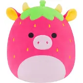 Squishmallows SQCR08584 - Cleary die Erdbeerkuh 30 cm, offizielles Jazwares Plüsch, superweiches Kuscheltier