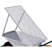 Brista Schubkarrendurchwurfsieb Streckmetall Maschenweite 17 x 40mm, 1000 x 600mm - silber