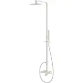Steinberg Serie 160 Duschsystem, Komplettset, Easy-Clean, Länge Regenbrausearm 910-1380mm, 1602721BN