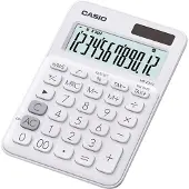 Casio MS-20UC-WE Taschenrechner Desktop Einfacher Taschenrechner