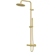 Steinberg Serie 340 Brauseset, mit Thermostatarmatur, EasyClean, Stabhandbrause, 3402721BG