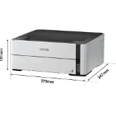 Epson EcoTank ET-M1170 - Drucker - s/w - Duplex - Tintenstrahl - nachfüllbar - A4/Legal - 1200 x 2400 dpi - bis zu 20 Seiten/Min. - Kapazität: 250 Blätter - USB 2.0, LAN, Wi-Fi
