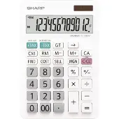 Sharp EL-334W Tischrechner weiss