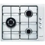 CATA GIB 6021 X, Edelstahl, Integriert, Gaskochfeld, Edelstahl, 3 Zone(n), 3 Zone(n)